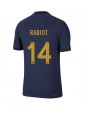 Frankrike Adrien Rabiot #14 Replika Hemmakläder VM 2022 Kortärmad